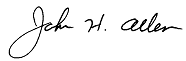 -s- John H. Allen